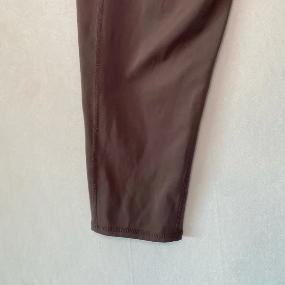 Free People Movement Cropped Capri Leggings Brown Large - Picture 10 of 10